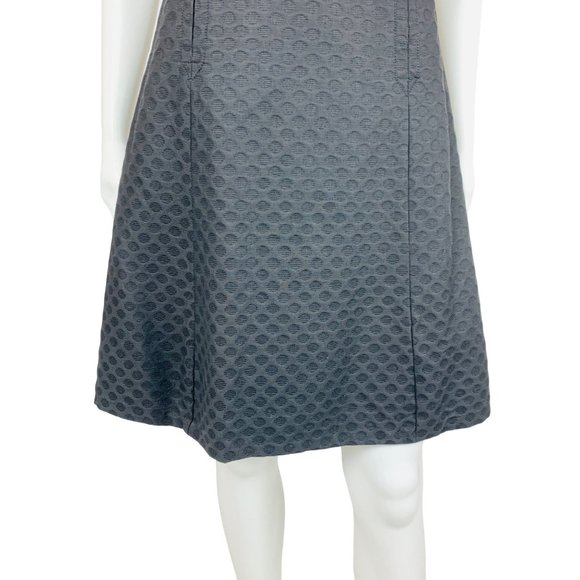 Vintage 1960s Mod Mini Dress Black Circles Peter Pan Collar | B 36" - Picture 5 of 12